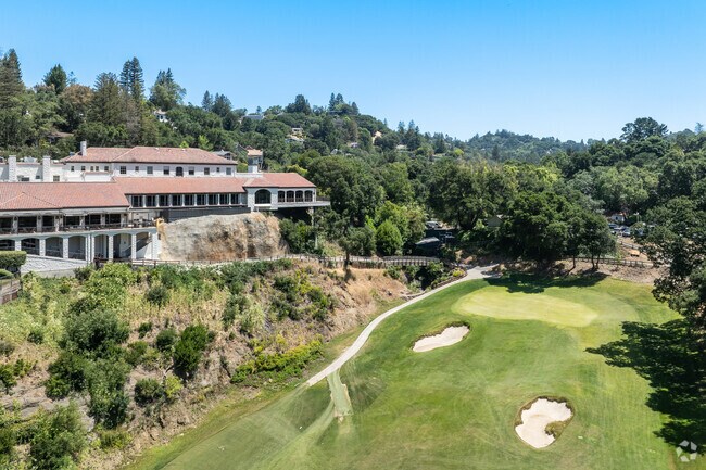 Orinda Country Club features a scenic golf course nestled in the East Bay hills.