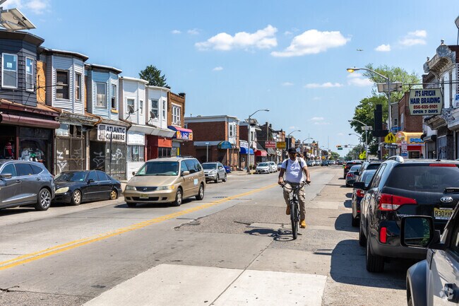 Some residents in the Liberty Park neighborhood ride their bikes to get around.