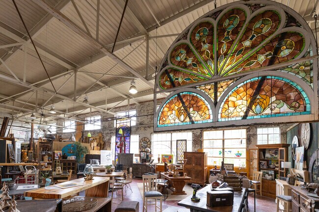 Back Dog Salvage in Mountain View has what you need whether it be art or stained glass.