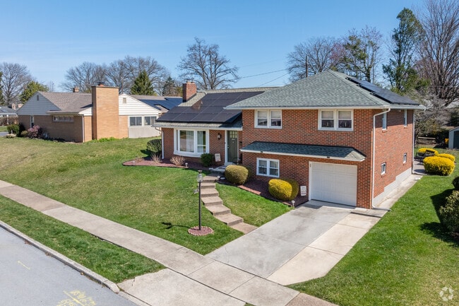 Split-homes are commonly seen in Lower Allen Township with ample-sized yards and driveways.