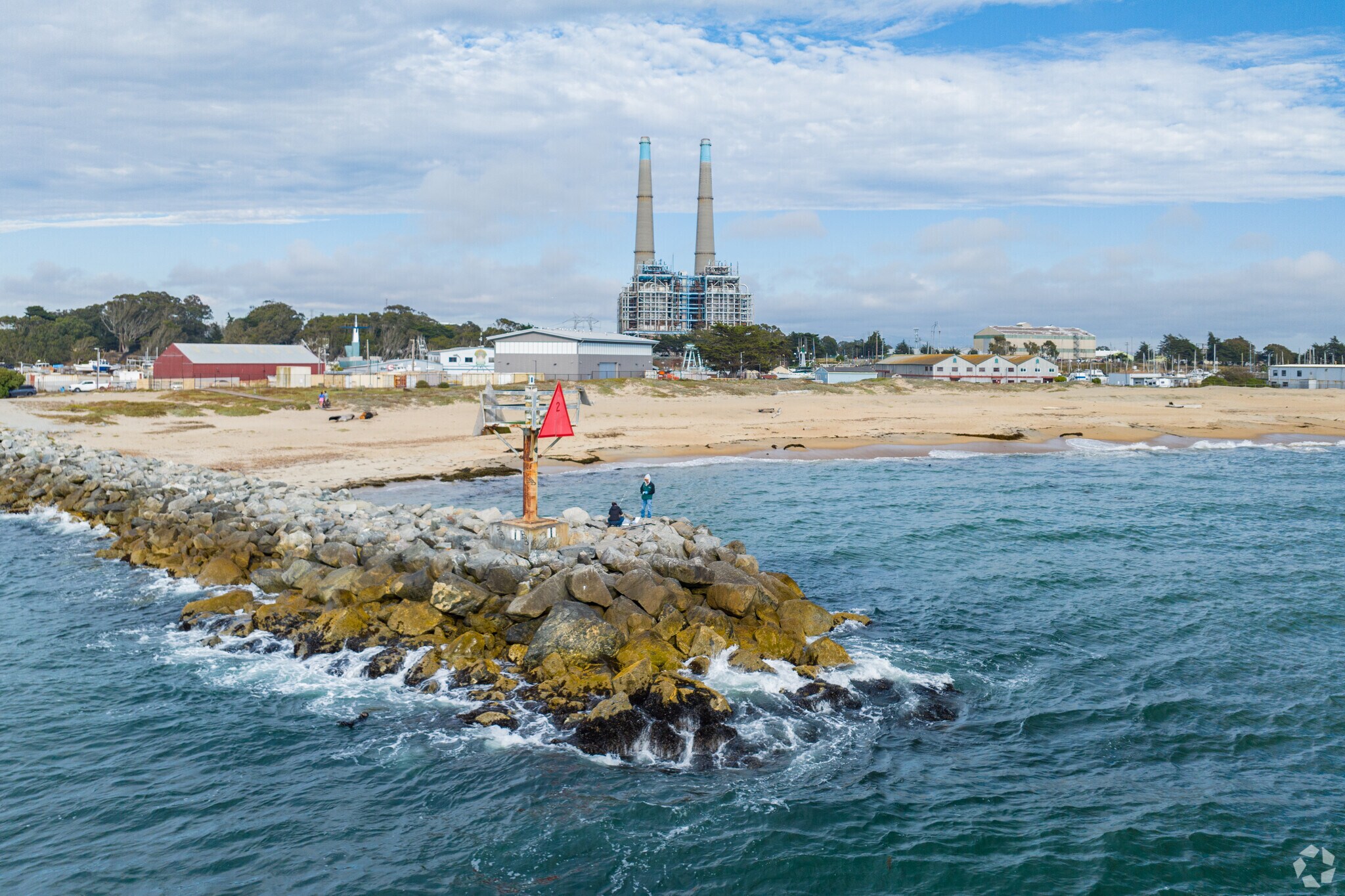 The Power Plant in Moss Landing, California is the local landmark.