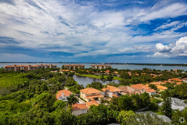 Dolphin Cay is a gated neighborhood at the end of the Maximo Moorings community.