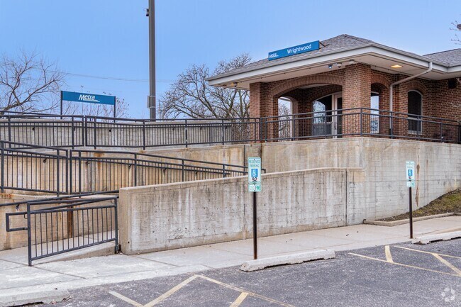 There is a convenient Metra stop at Wrightwood in Marquette Park.