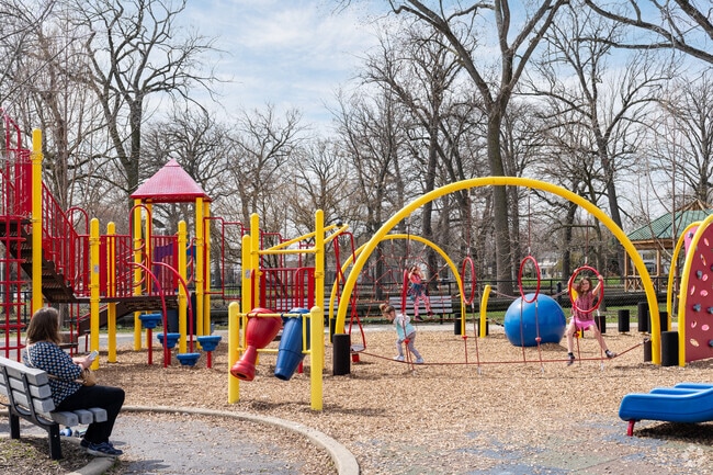 Kids love the play set at Devonshire Park.