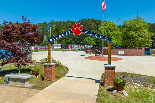 Dunwoody High School also has a modern athletic complex.