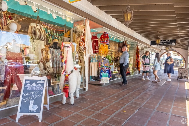 Chic boutiques line the streets of Downtown Palm Springs, inviting you to stroll through.