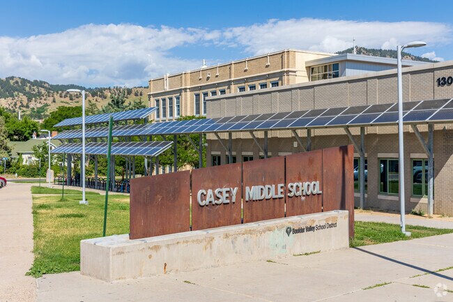 Casey Middle School is considered a Pre-Advanced Placement school and receives an A-minus.