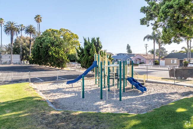 New Harvest Christian School has a playground for students.