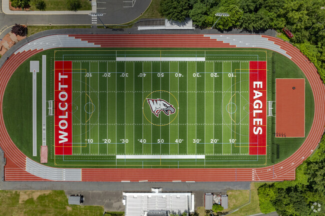 Wolcott High School is located at 457 Bound Line Road in Wolcott, CT.