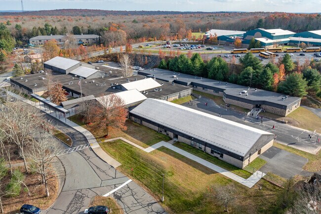 Students continue their education at Dingman Delaware Elementary, rated B-plus by Niche.