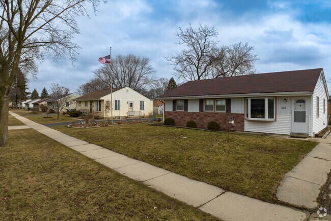 Sidewalks run throughout the Gra-Ram neighborhood providing security and safety for residents.