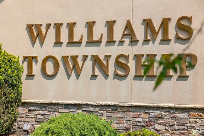 Williams Township is full of sprawling mountain ranges and trees, providing the area fresh air for its residents.