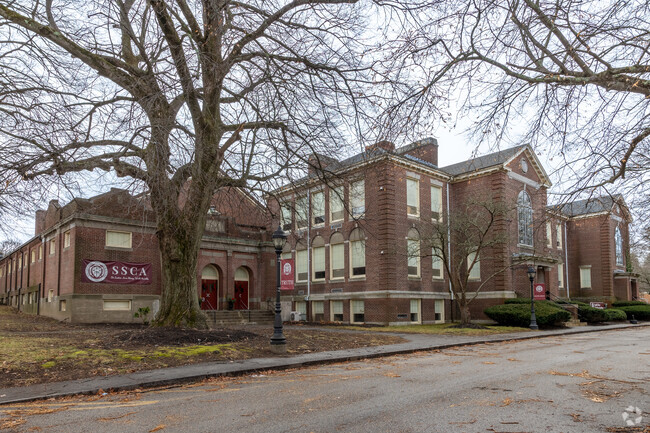 South Shore Christian Academy in Weymouth is an impressive brick building.