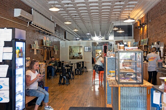 The Clay Cup is Logantown's favorite place for a great morning cup of coffee.