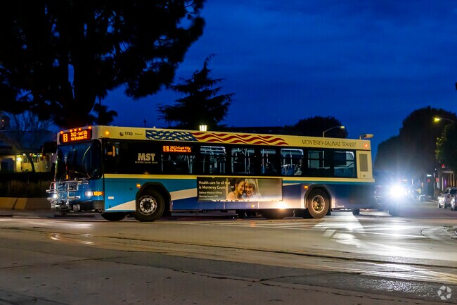 The MST drives around the New Monterey area.
