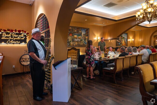 Residents of Spring Valley enjoy the vibrant atmosphere at Amore Italian Ristorante.