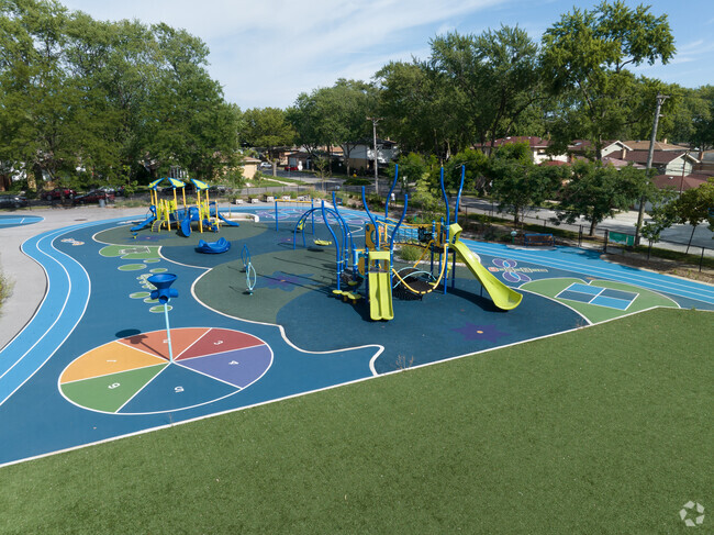 The playground at Whistler Elementary School in the West Pullman neighborhood.