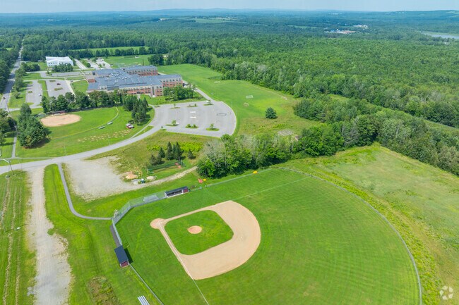 The Nokomis Regional Middle School/High School has a selection of grass sports fields.