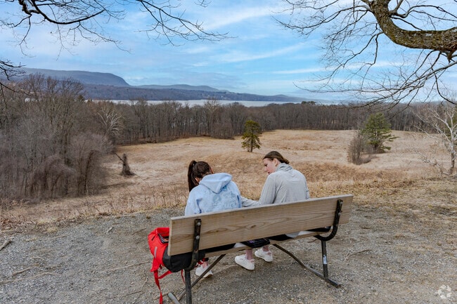 The overlook at the Vanderbilt mansion in Hyde Park Township is nothing short of stunning.