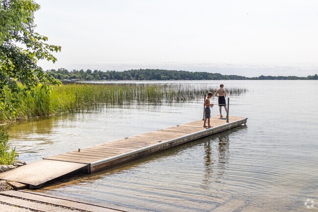The public boat launch to Coon Lake provides anglers with an opportunity to catch a variety of fish species.