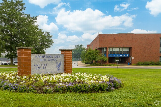 Norristown Area High School serves 2,300 students in grades 9-12.