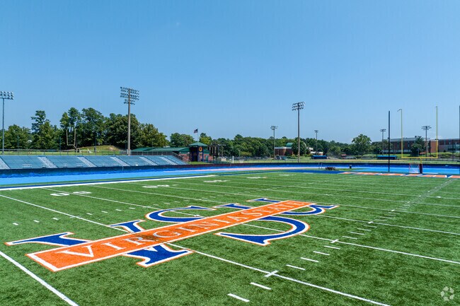 Virginia State University, a historically black university founded in 1882, resides in Etrrick.