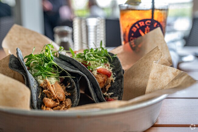 Chicken tacos at Birch's on the Lake in Orono are one of the restaurant's standout dishes.