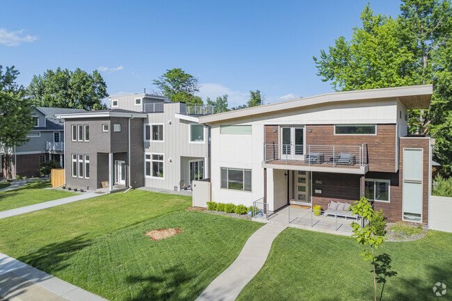 Stunning modern two stories can be found in some rows here in Montclair, Denver, CO.