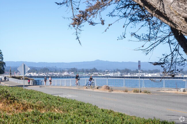 Westcliff Drive is a perfect place to exercise or enjoy the beach.