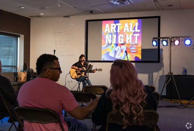 Art All Night is a fun date night idea.