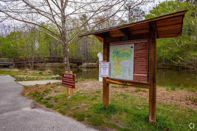 Pocahontas State Park near Chester has a boat ramp and beautiful lakes to explore.