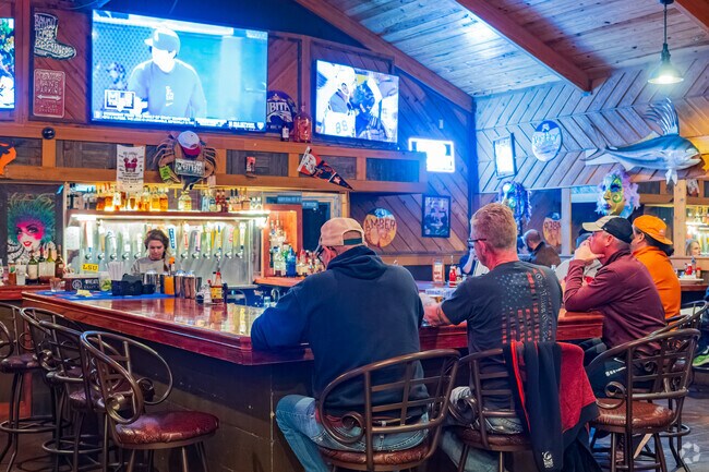 The bar at Brent's Cajun Seafood And Oyster Bar is a local favorite restaurant.