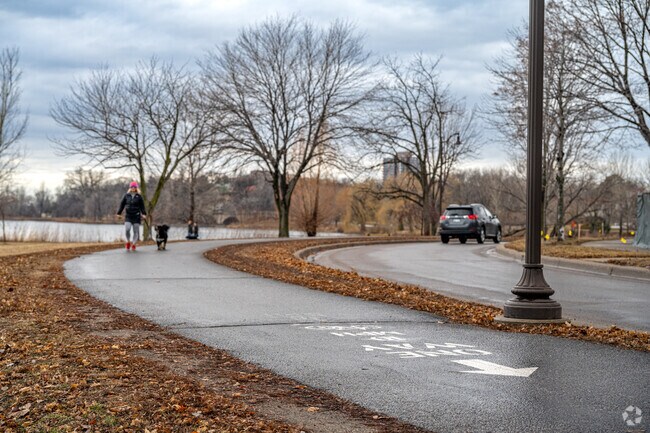 There are numerous routes for bikers and walkers throughout Kenwood.