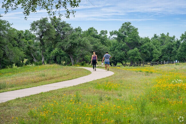 Bee Cave Central Park features walking trails.