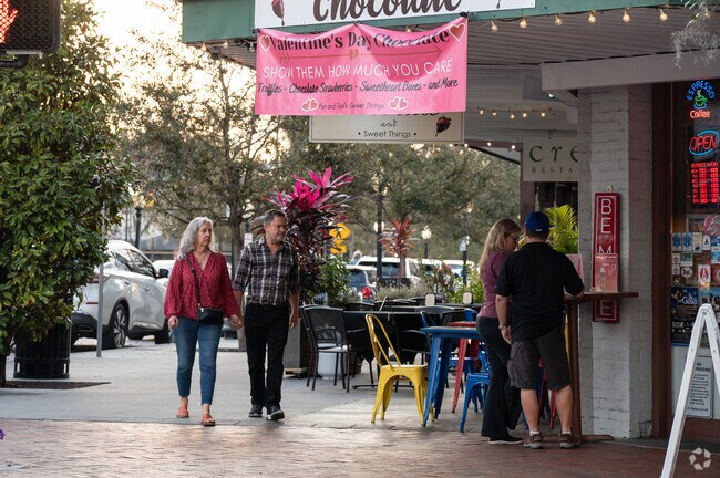 Pat and Toni’s Sweet Things, outside of Winnemissett Park, is located in Downtown Deland.