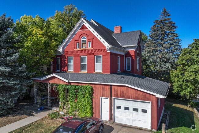 Victorian-style homes add an elegant touch to the Five Corners neighborhood.