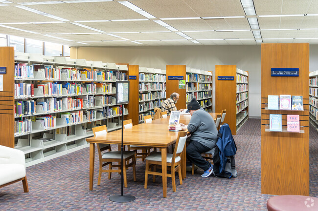 The Huntington City-Township Public Library not only has an extensive collection of books, but all types of media and private spaces to study or work.