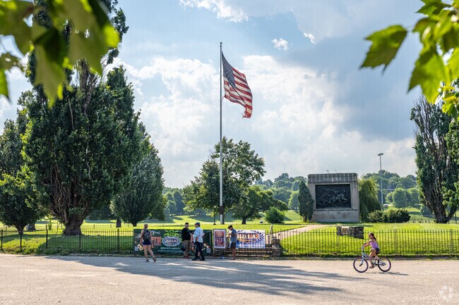 Patterson Place has many great places for outdoor time with friends.