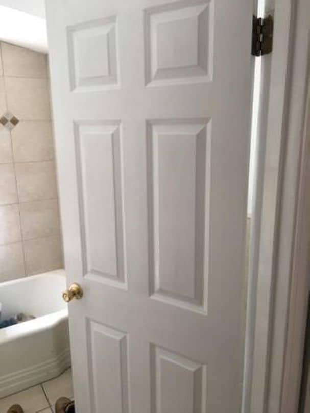 Door to Bathroom