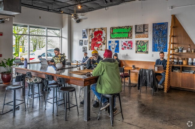 Enjoy your morning coffee at one of the many options in the Atlantic neighborhood in Seattle.