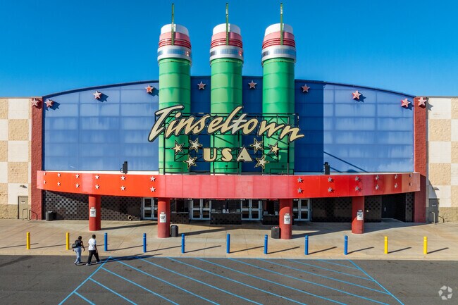 Cinemark Tinsletown has multiple screens with stadium seating for Brownsville locals.