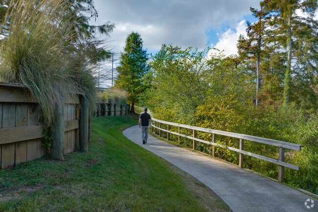 Guests can stroll by the river while waiting at Ruffino’s near River Ranch in Lafayette.