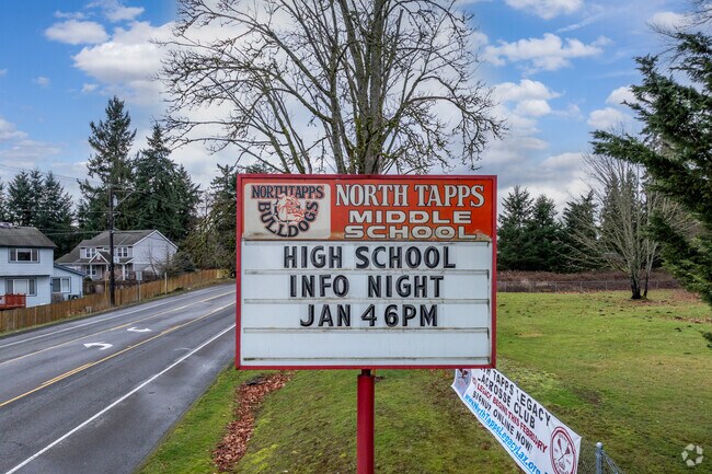 North Tapps Middle School signage.