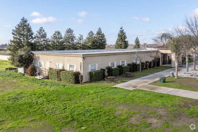 Some classrooms at W.E.B DuBois Academy in Fresno.