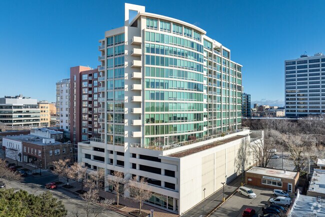 Modern condo buildings provide amble room for those looking in the Ridge.