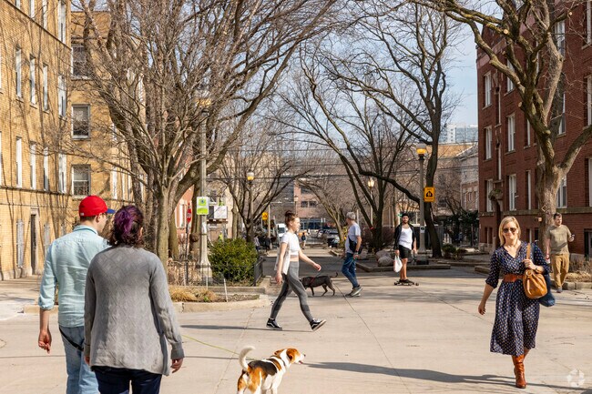 SunnySide Mall is an open air active walking street unique to Sheridan Parks character.