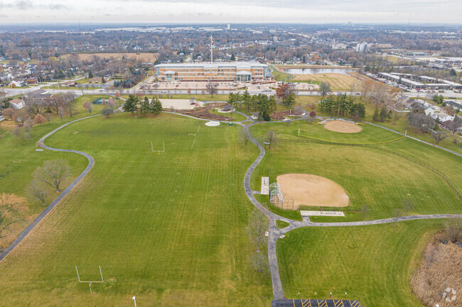 Aurora's Simmons Middle School offers ample space for sports and play.