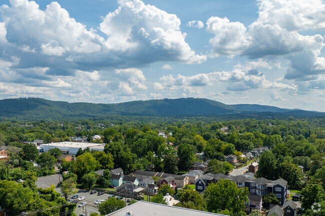 The beautiful Blue Ridge Mountains lie just to the west of Starr Hill and Charlottesville.