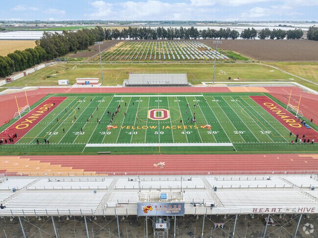 Football is one of the many sports available at Oxnard High School near Sea View Estates.