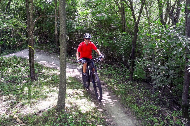 Town Run Trail Park is a popular biking destination near the Clearwater neighborhood.